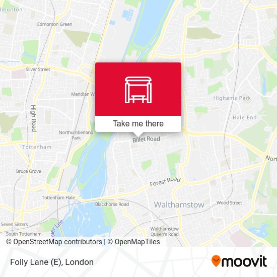 Folly Lane (E) map