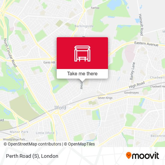 Perth Road (S) map