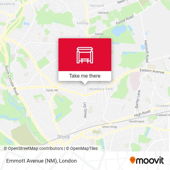 Emmott Avenue (NM) map