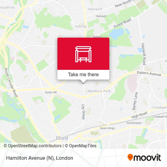 Hamilton Avenue (N) map