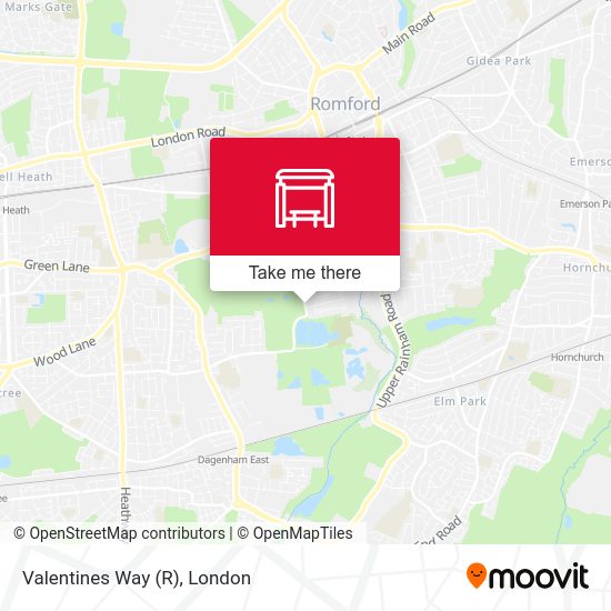 Valentines Way (R) map