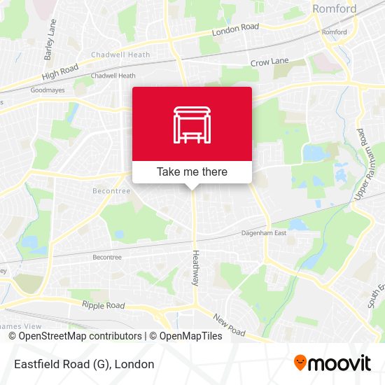 Eastfield Road (G) map