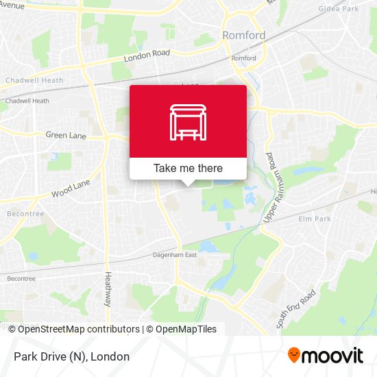 Park Drive (N) map