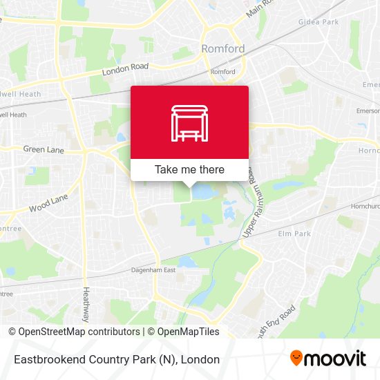 Eastbrookend Country Park (N) map