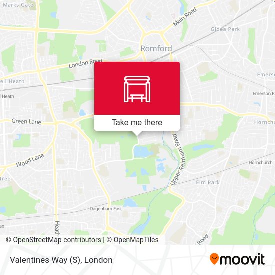 Valentines Way (S) map