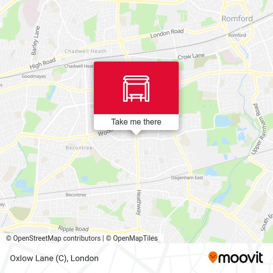 Oxlow Lane (C) map