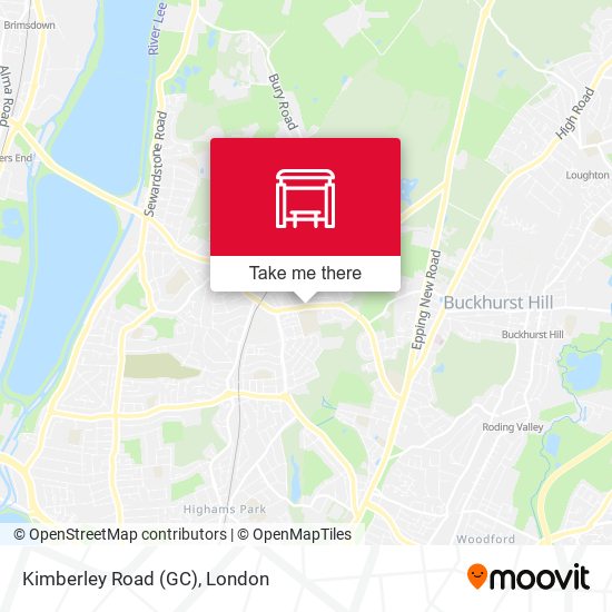 Kimberley Road (GC) map