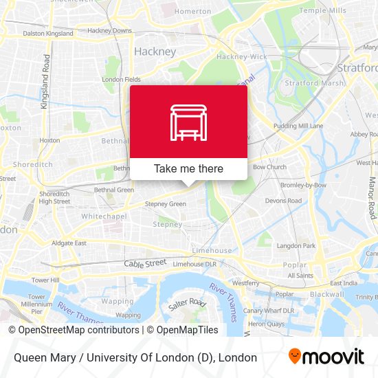 Queen Mary / University Of London (D) map