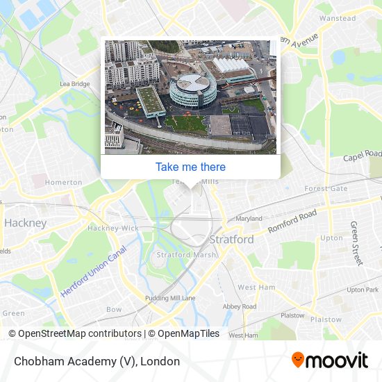 Chobham Academy (V) map