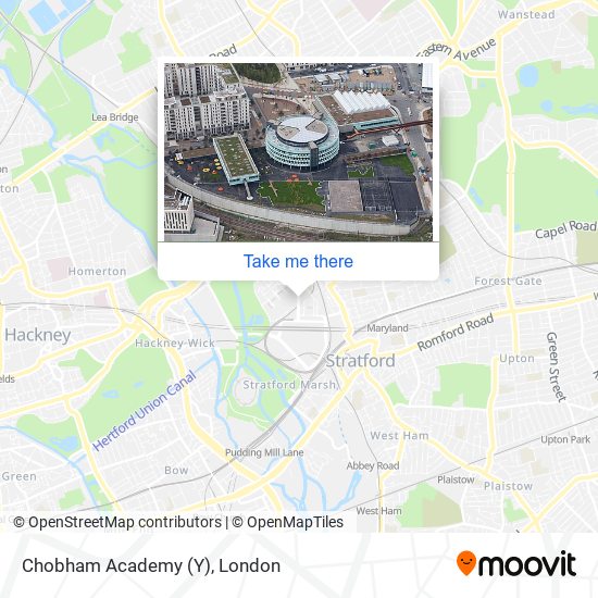 Chobham Academy (Y) map