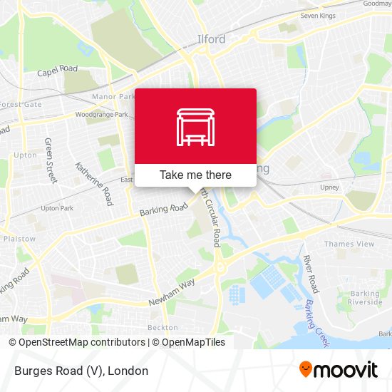 Burges Road (V) map