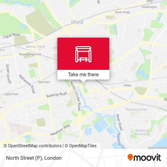 North Street (P) map