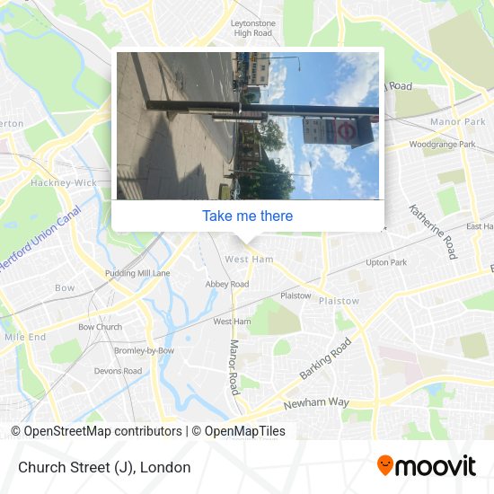 Church Street (J) map