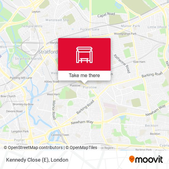 Kennedy Close (E) map