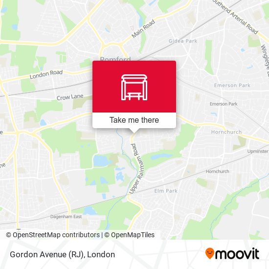 Gordon Avenue (RJ) map