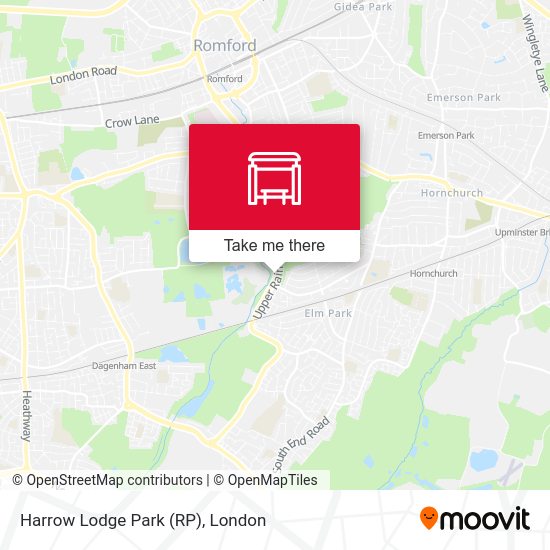 Harrow Lodge Park (RP) map