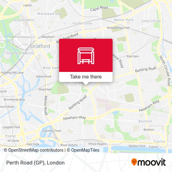 Perth Road (GP) map