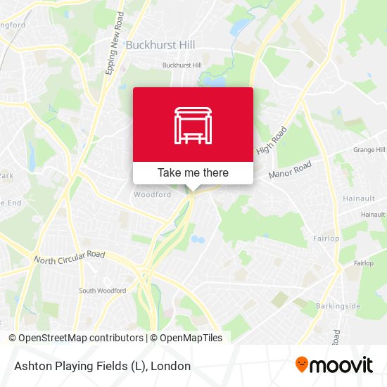 Ashton Playing Fields (L) map