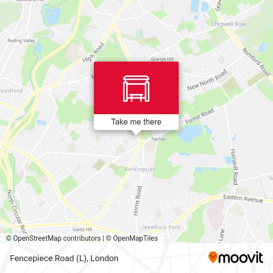 Fencepiece Road (L) map