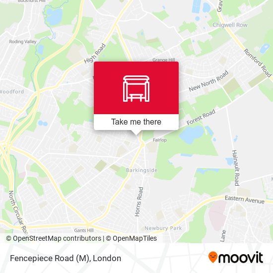 Fencepiece Road (M) map