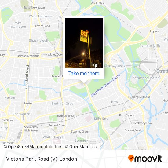 Victoria Park Road map