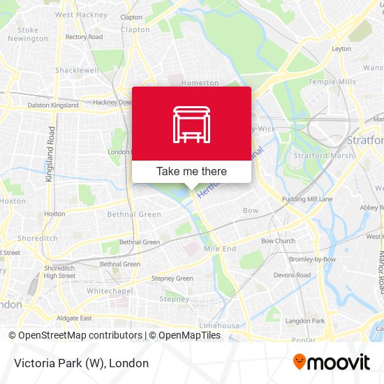 Victoria Park (W) map