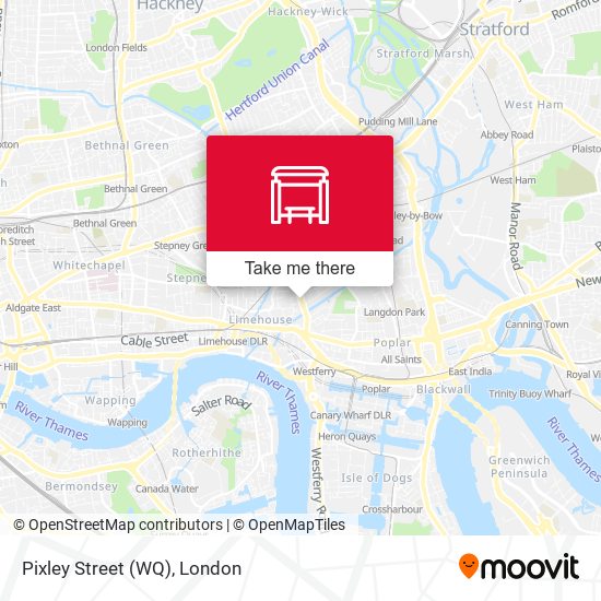 Pixley Street (WQ) map