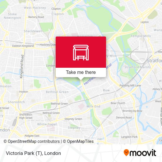 Victoria Park (T) map