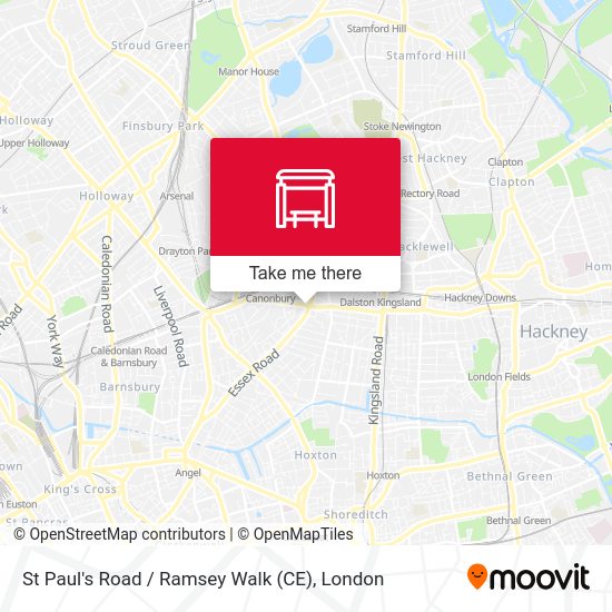 St Paul's Road / Ramsey Walk (CE) map