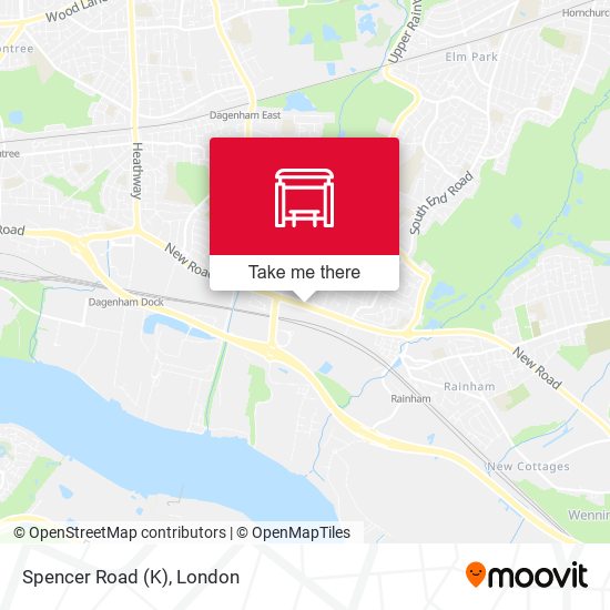 Spencer Road (K) map