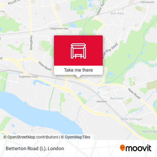 Betterton Road (L) map