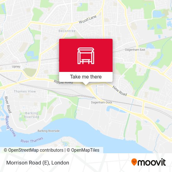 Morrison Road (E) map