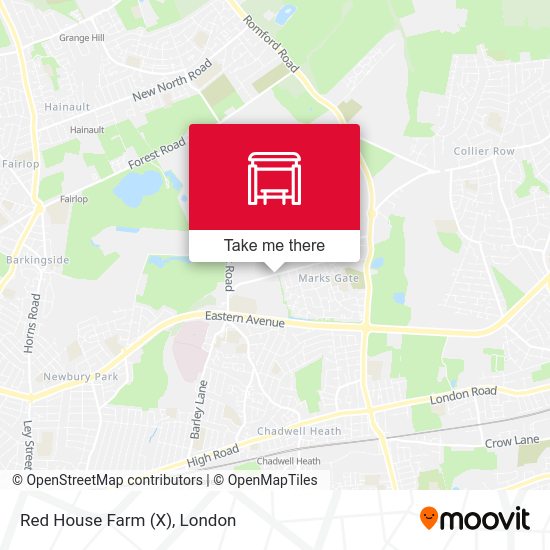 Red House Farm (X) map