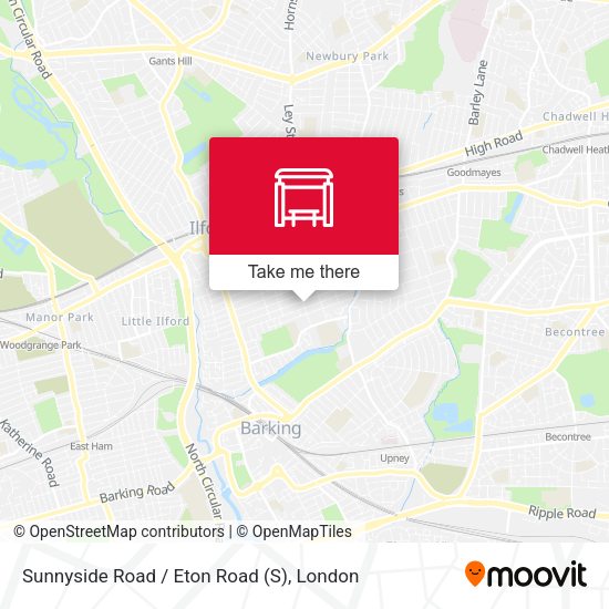 Sunnyside Road / Eton Road map