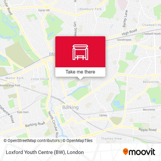 Loxford Youth Centre (BW) map