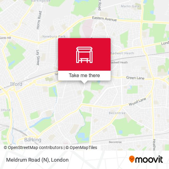 Meldrum Road (N) map