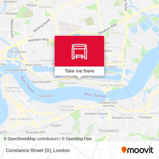 Constance Street (D) map