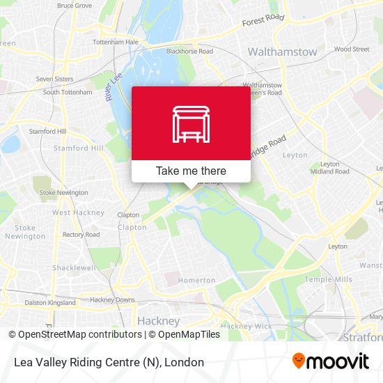 Lea Valley Riding Centre (N) map
