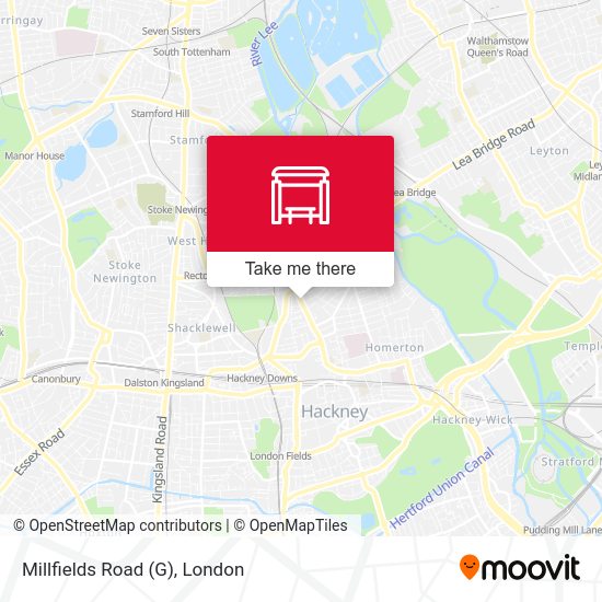 Millfields Road (G) map