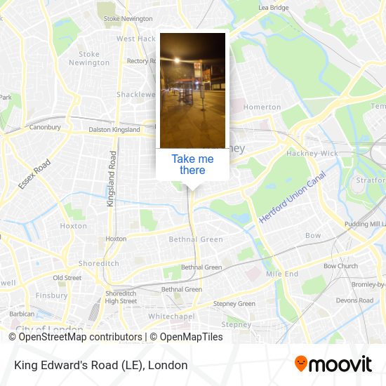 King Edward's Road (LE) map