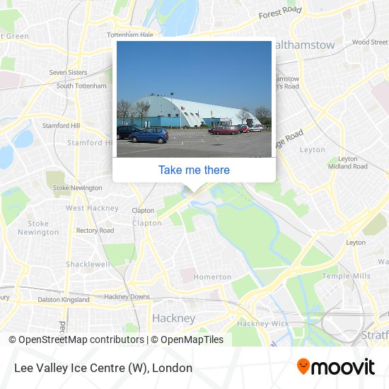 Lee Valley Ice Centre (W) map