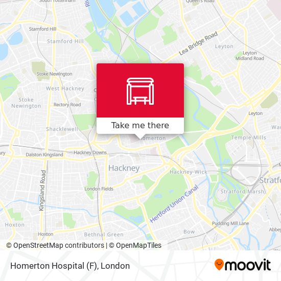 Homerton Hospital (F) map