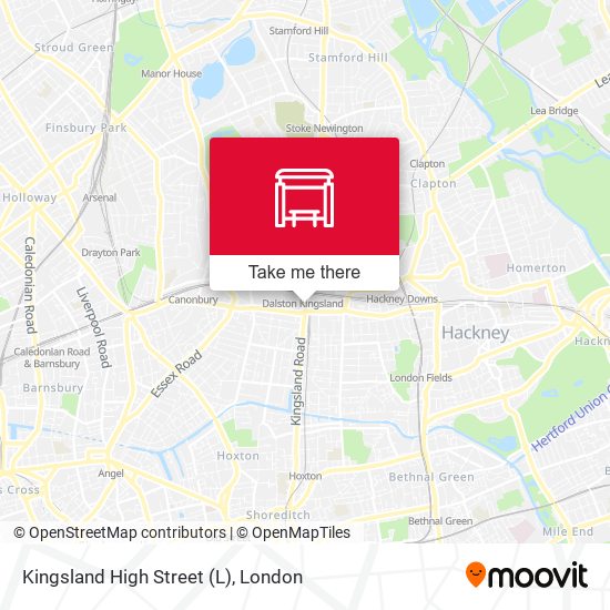 Kingsland High Street (L) map