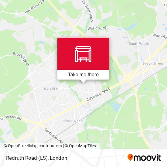 Redruth Road (LS) map