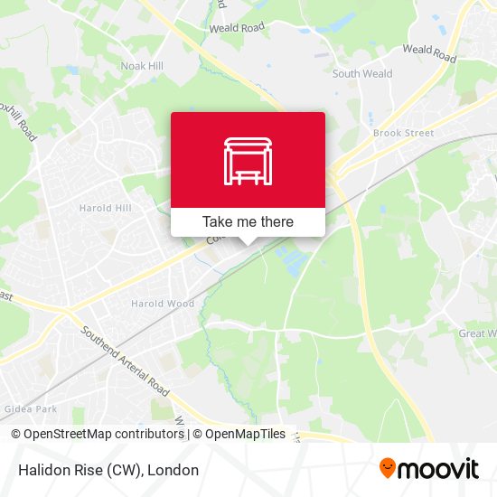 Halidon Rise (CW) map