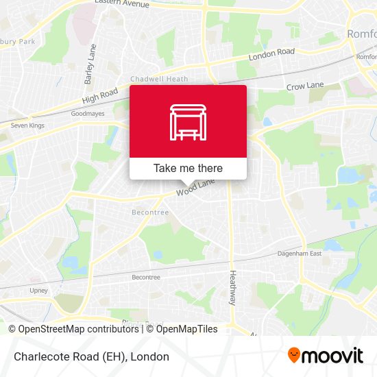 Charlecote Road (EH) map