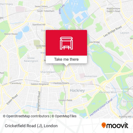 Cricketfield Road (J) map