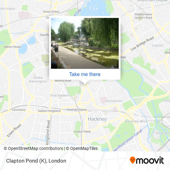 Clapton Pond (K) map