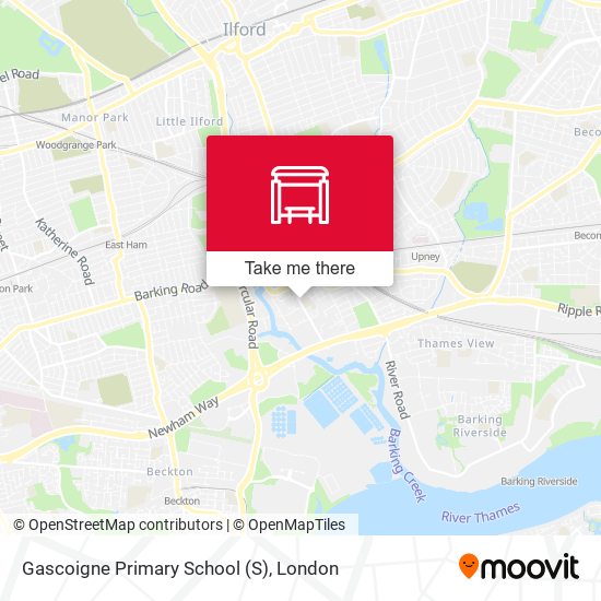Gascoigne Primary School map