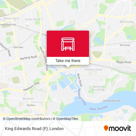 King Edwards Road (F) map